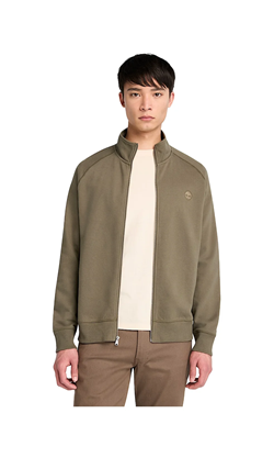 FELPA CON COLLO A IMBUTO EXETER RIVER VERDE